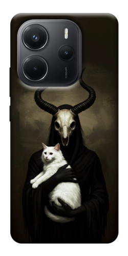 Чехол itsPrint Creature with cat для Xiaomi Redmi Note 14 4G (Int. version)