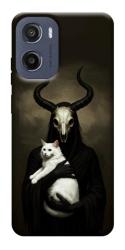 Чехол itsPrint Creature with cat для Motorola Moto G05