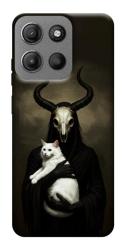 Чехол itsPrint Creature with cat для Motorola Moto G15 4G