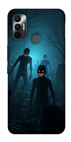 Чохол itsPrint Happy zombies для TECNO Spark 7