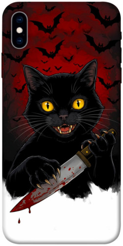 Чехол itsPrint Horror lucky cat для Apple iPhone X (5.8")