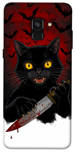 Чохол itsPrint Horror lucky cat для Samsung A530 Galaxy A8 (2018)