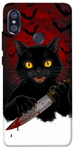 Чехол itsPrint Horror lucky cat для Xiaomi Redmi Note 5 Pro / Note 5 (AI Dual Camera)