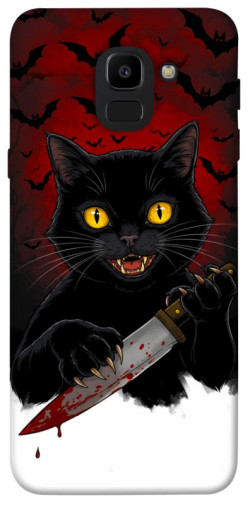 Чехол itsPrint Horror lucky cat для Samsung J600F Galaxy J6 (2018)