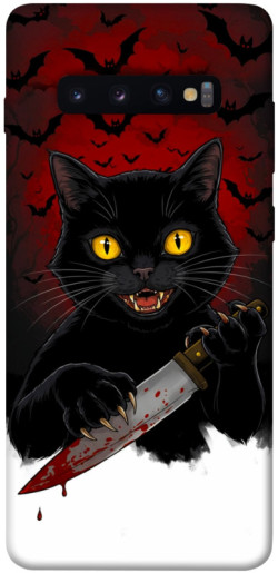 Чохол itsPrint Horror lucky cat для Samsung Galaxy S10+
