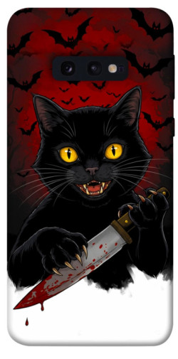 Чехол itsPrint Horror lucky cat для Samsung Galaxy S10e