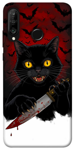 Чехол itsPrint Horror lucky cat для Huawei P30 lite