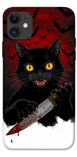 Чехол itsPrint Horror lucky cat для Apple iPhone 11 (6.1")