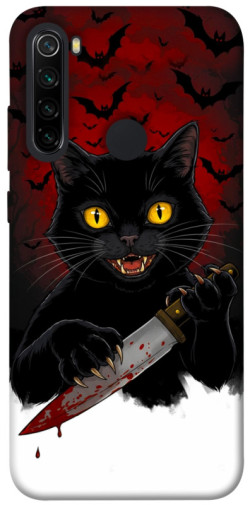 Чехол itsPrint Horror lucky cat для Xiaomi Redmi Note 8