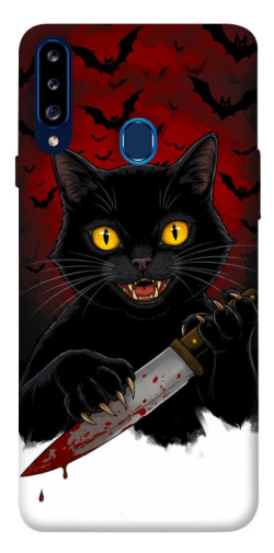 Чехол itsPrint Horror lucky cat для Samsung Galaxy A20s
