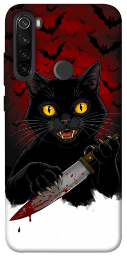 Чехол itsPrint Horror lucky cat для Xiaomi Redmi Note 8T