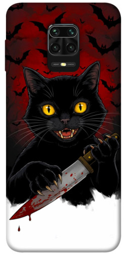 Чехол itsPrint Horror lucky cat для Xiaomi Redmi Note 9s / Note 9 Pro / Note 9 Pro Max