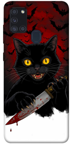 Чохол itsPrint Horror lucky cat для Samsung Galaxy A21s