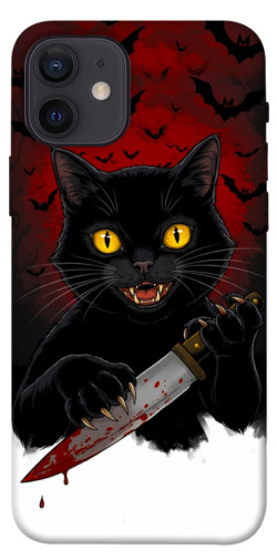 Чехол itsPrint Horror lucky cat для Apple iPhone 12 Pro (6.1")