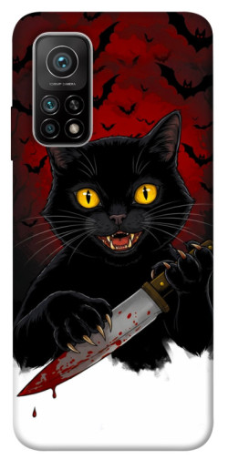 Чехол itsPrint Horror lucky cat для Xiaomi Mi 10T