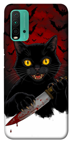 Чехол itsPrint Horror lucky cat для Xiaomi Redmi Note 9 4G / Redmi 9 Power / Redmi 9T