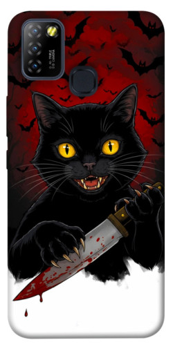 Чехол itsPrint Horror lucky cat для Infinix Hot 10 Lite