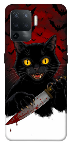 Чехол itsPrint Horror lucky cat для Oppo Reno 5 Lite