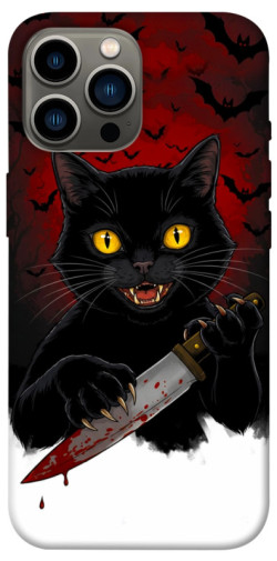 Чехол itsPrint Horror lucky cat для Apple iPhone 13 Pro Max (6.7")
