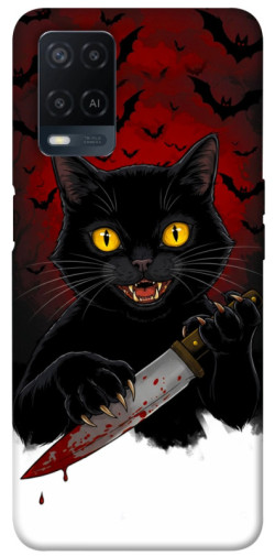 Чехол itsPrint Horror lucky cat для Oppo A16s / A16