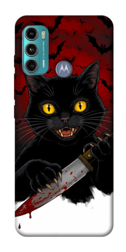 Чохол itsPrint Horror lucky cat для Motorola Moto G60