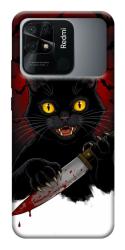 Чехол itsPrint Horror lucky cat для Xiaomi Redmi 10C