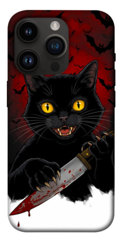 Чехол itsPrint Horror lucky cat для Apple iPhone 14 Pro (6.1")