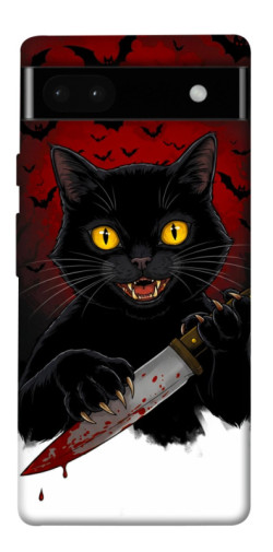 Чехол itsPrint Horror lucky cat для Google Pixel 6a