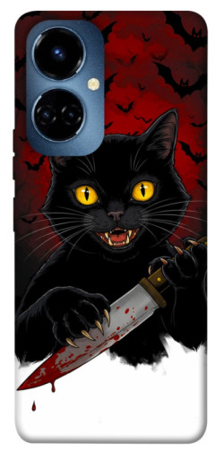 Чехол itsPrint Horror lucky cat для TECNO Camon 19 (CI6n) / 19 Pro (CI8n)