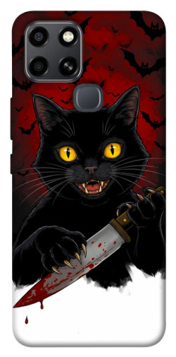 Чехол itsPrint Horror lucky cat для Infinix Smart 6