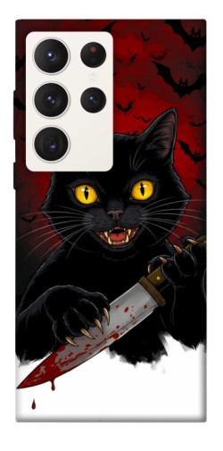 Чехол itsPrint Horror lucky cat для Samsung Galaxy S23 Ultra
