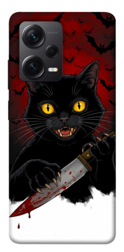 Чехол itsPrint Horror lucky cat для Xiaomi Redmi Note 12 Pro+ 5G