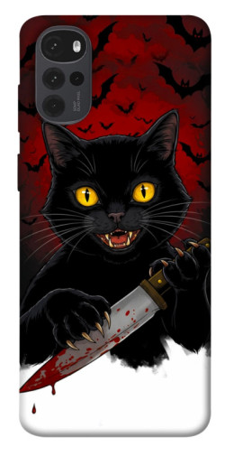 Чохол itsPrint Horror lucky cat для Motorola Moto G22