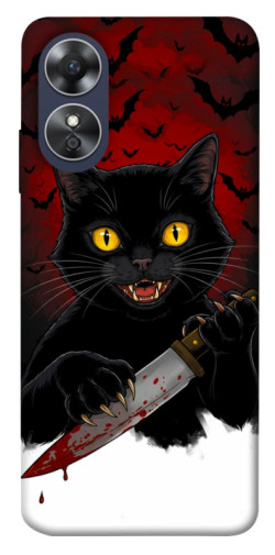 Чехол itsPrint Horror lucky cat для Oppo A17