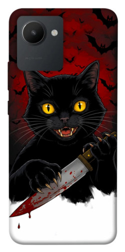 Чехол itsPrint Horror lucky cat для Realme C30s