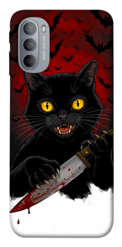 Чохол itsPrint Horror lucky cat для Motorola Moto G31