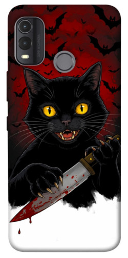 Чехол itsPrint Horror lucky cat для Nokia G11 Plus