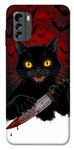 Чехол itsPrint Horror lucky cat для Nokia G60