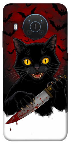 Чехол itsPrint Horror lucky cat для Nokia X10 / X20