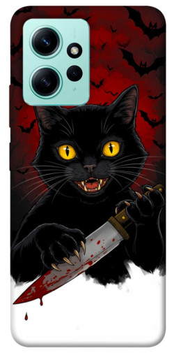 Чехол itsPrint Horror lucky cat для Xiaomi Redmi Note 12 4G