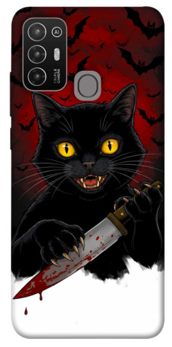 Чехол itsPrint Horror lucky cat для ZTE Blade A52