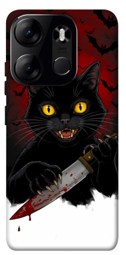 Чехол itsPrint Horror lucky cat для Tecno Spark Go 2023