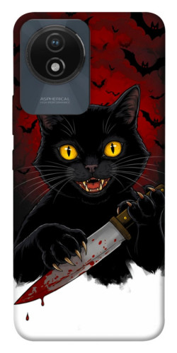 Чехол itsPrint Horror lucky cat для Vivo Y02