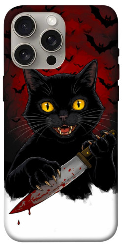 Чехол itsPrint Horror lucky cat для Apple iPhone 15 Pro Max (6.7")