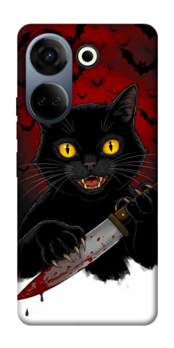 Чехол itsPrint Horror lucky cat для TECNO Camon 20 Pro (CK7n)
