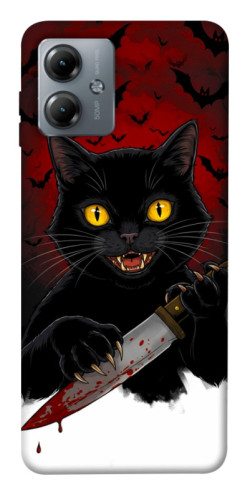Чохол itsPrint Horror lucky cat для Motorola Moto G14
