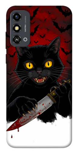 Чехол itsPrint Horror lucky cat для ZTE Blade A53