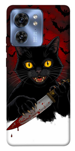 Чохол itsPrint Horror lucky cat для Motorola Edge 40