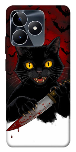 Чехол itsPrint Horror lucky cat для Realme C53