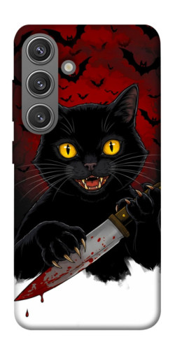 Чехол itsPrint Horror lucky cat для Samsung Galaxy S24+